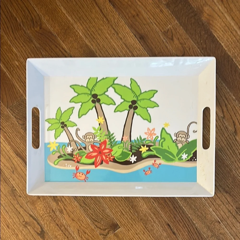 Tropical Paradise Decorative Tray 19” x 14.5”